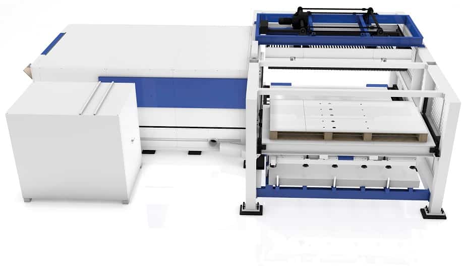 laser cutting machine(with automatic sheet loading and unloading system) (2)